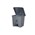 Cleanlink 12061 Bin Plastic 68Ltr with Pedal Lid Grey