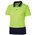 TSCO HiVis 3897YN14 Ladies Two Tone Polo Shirt Short Sleeve Yellow Size 14