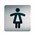 Durable Sign Pictogram 495623 WC Women Square 150 x 150mm Each
