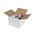 Cumberland 7099A Shipping Box White 130 x 130 x 130mm