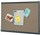 Cork Board QTB244G Prestige 1200 x 900mm Graphite Frame