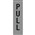 Apli Sign 900419 Self Adhesive Pull Silver15104