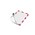 Durable 4945132 Sign Holders Magnetic Security A4 Red  White Pack 5