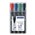 Staedtler 352WP4 Lumocolor Permanent Marker Bullet Assorted Wallet 4