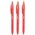 Pen Yoobi Retractable Ballpoint Triangle Red Barrel Medium Red