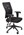 Operator Chair  Medium Back Adjustable Arms  Black Base  With Fully Ergonomic Fabric Seat Black Only  Black Mesh Back Am100