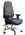 Atlas High Back Typist Chair with Arms 3 Lever Fully Ergonomic Black Fabric