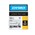 Dymo Rhino 18443 Tape Vinyl Black on White 9mm