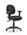 Express P350CMB Medium Back Clerical Chair Adjustable Back with Arms  3 Lever Black