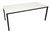 Table 1200mm x 600mm Black Frame White Top