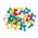 Marbig 975268 Hangsell Push Pins Assorted Pack 30